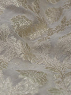 Dyeable Banarasi Chanderi Silk Fabric - 1 Mtr: Create Your Own Unique Style! - Luxurion World