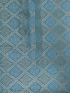 Exquisite Blue Banarasi Silk Fabric ( 1 Mtr ) - Luxurion World