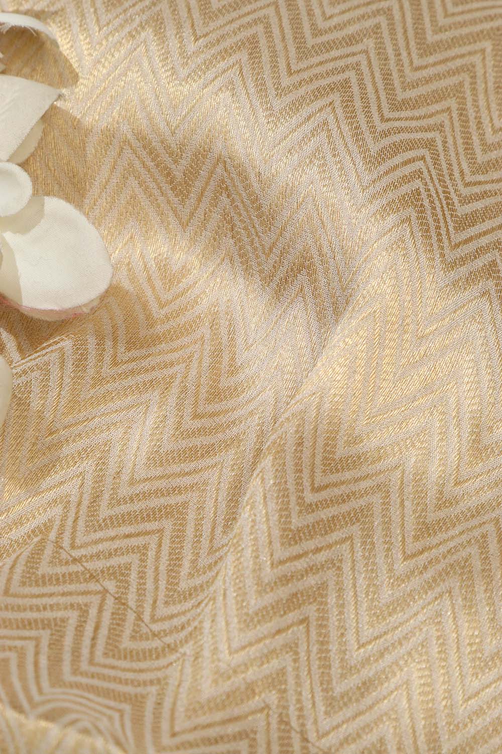Dyeable Banarasi Georgette Fabric ( 0.5 Mtr ) - Luxurion World