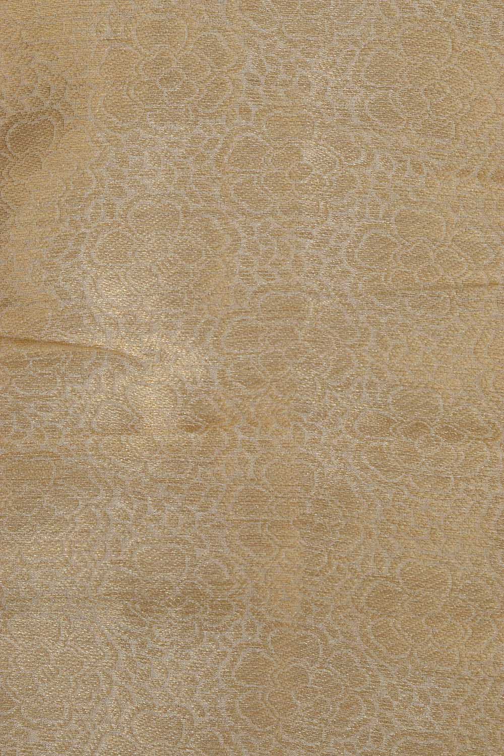 Dyeable Banarasi Georgette Fabric ( 1 Mtr ) - Luxurion World