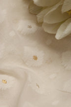 Dyeable Banarasi Pure Cotton Fabric ( 2.5 Mtr ) - Luxurion World