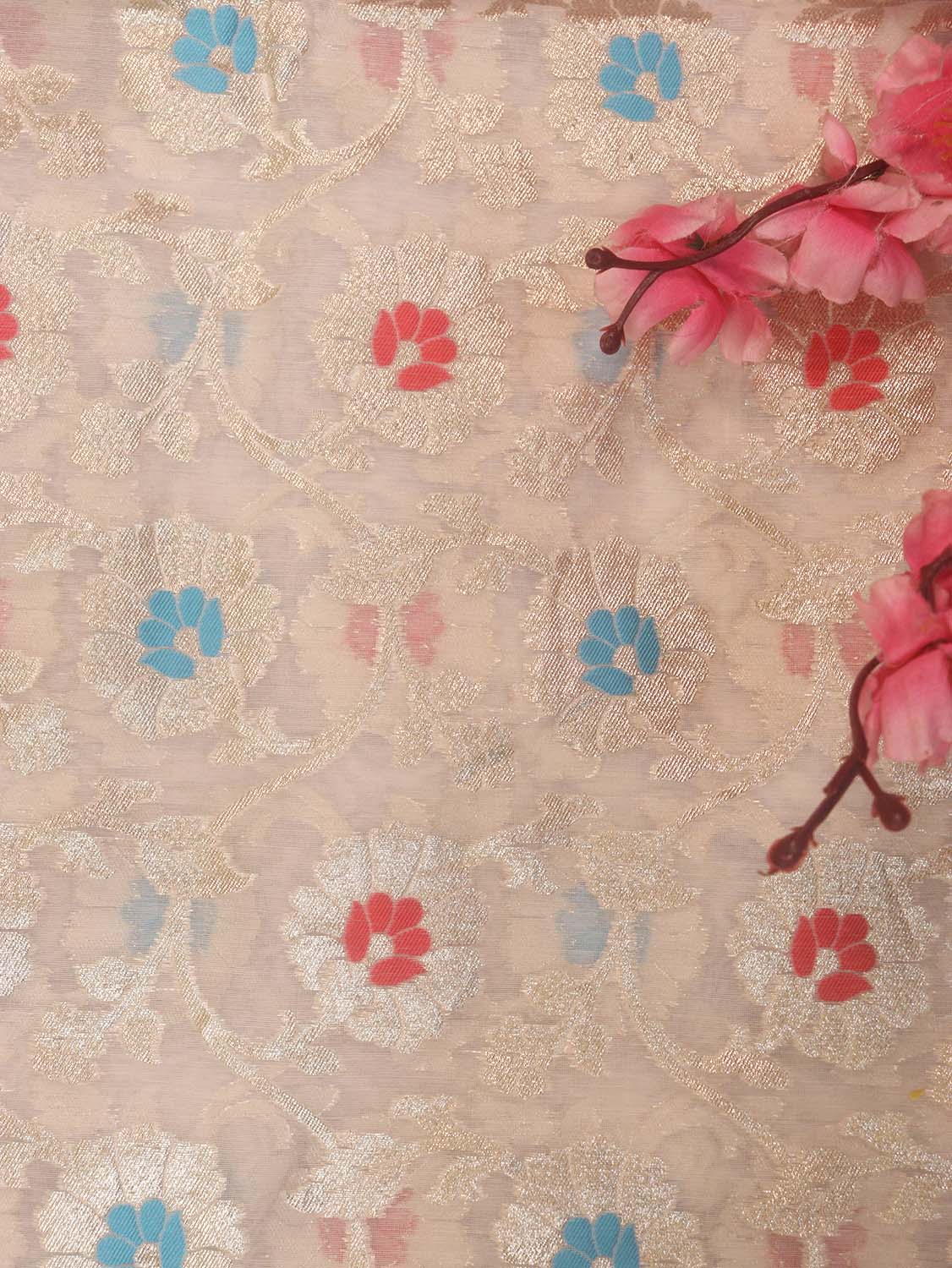 Dyeable Banarasi Premium Cotton Fabric ( 2.5 Mtr ) - Luxurion World