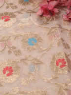 Dyeable Banarasi Premium Cotton Fabric ( 2.5 Mtr ) - Luxurion World