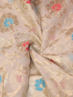 Dyeable Banarasi Premium Cotton Fabric ( 2.5 Mtr ) - Luxurion World