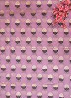 Purple Banarasi Premium Cotton Fabric ( 1 Mtr ) - Luxurion World