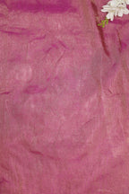 Pink Plain Tissue Katan Silk Fabric ( 1.75 Mtr ) - Luxurion World