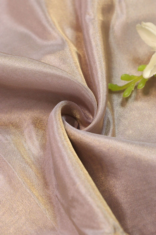 Opulent Purple Banarasi Tissue Katan Silk Fabric