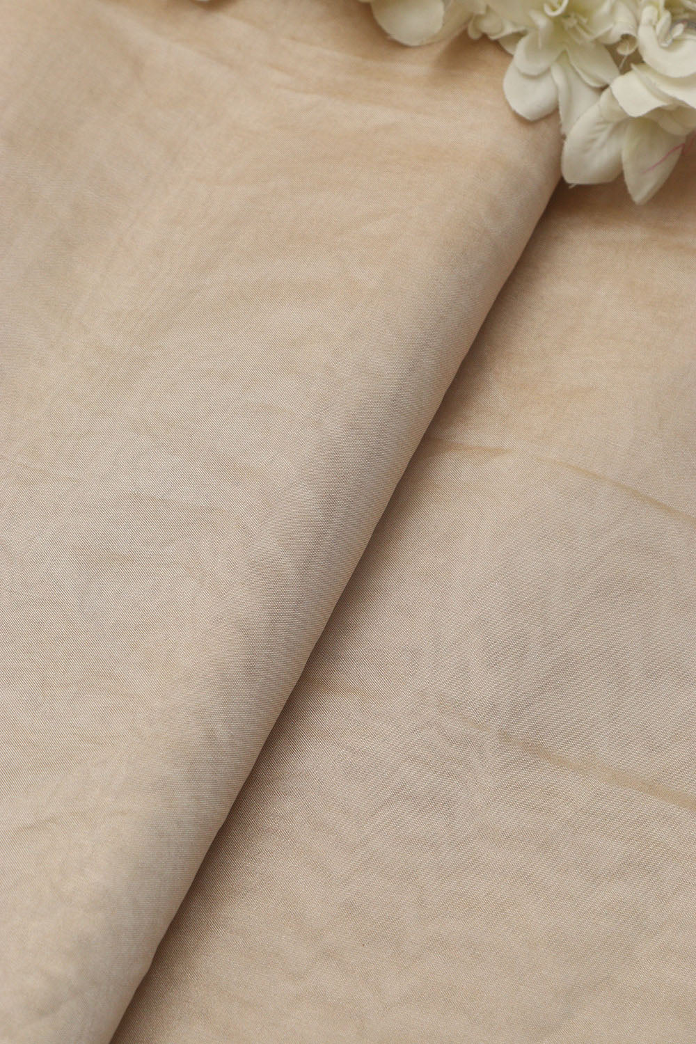 Dyeable Banarasi Tissue Katan Silk Fabric ( 1 Mtr) - Luxurion World