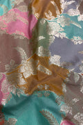 Multicolor Banarasi Silk Rangkat Fabric IF1B1HM126090901