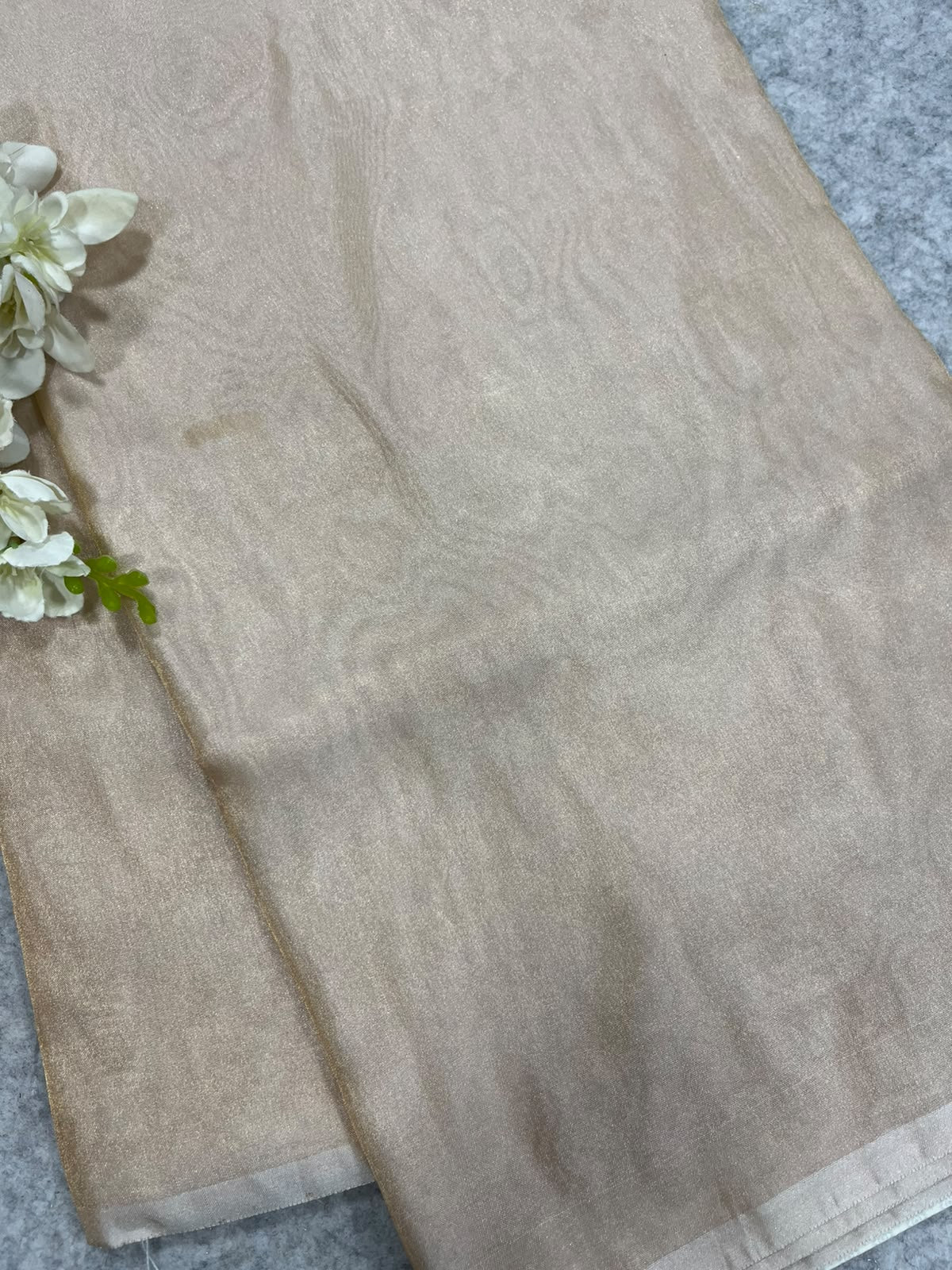 Dyeable Banarasi Tissue Katan Silk Fabric IF1B1HM126092301