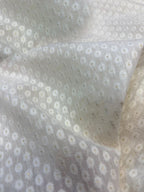 Dyeable Pure Cotton Handloom Banarasi Small Booti Design Fabric ( 1 Mtr ) - Luxurion World