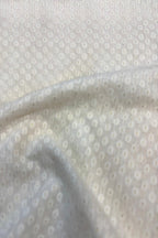 Dyeable Pure Cotton Handloom Banarasi Small Booti Design Fabric ( 1 Mtr ) - Luxurion World