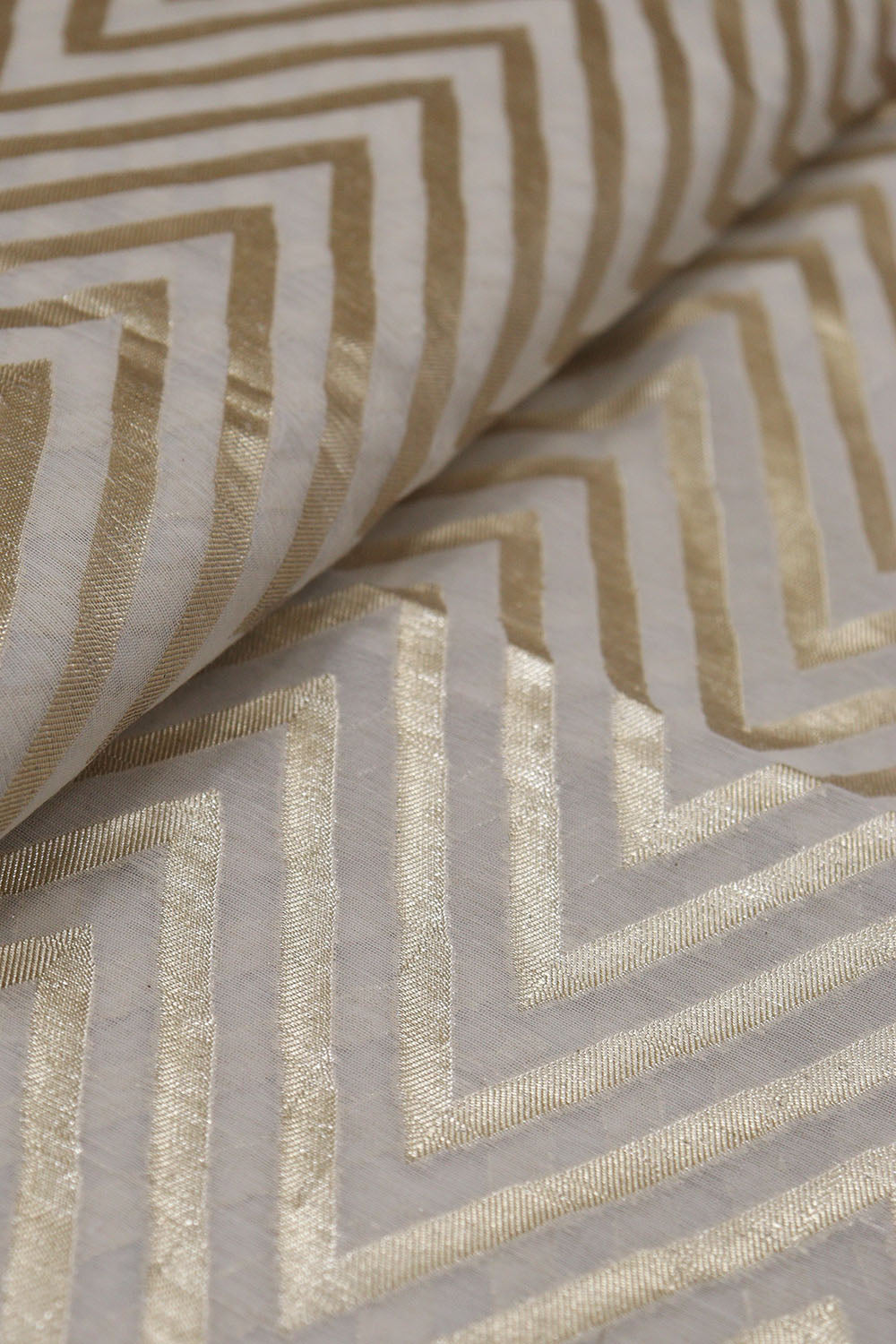 Dyeable Banarasi Chanderi Silk Fabric - 1.5 Mtr: Personalized Sophistication - Luxurion World