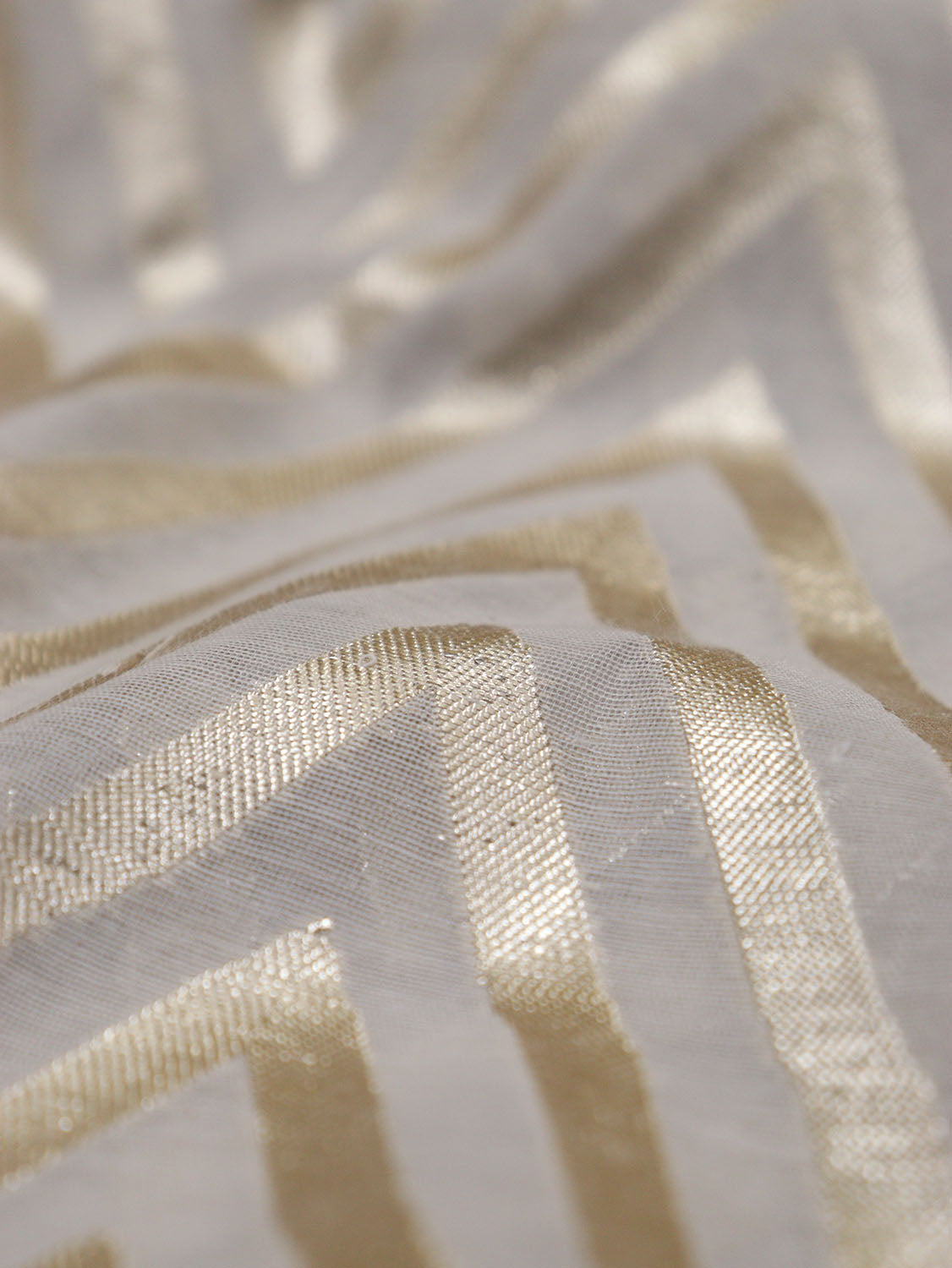 Dyeable Banarasi Chanderi Silk Fabric - 1.5 Mtr: Personalized Sophistication - Luxurion World