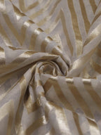 Dyeable Banarasi Chanderi Silk Fabric - 1.5 Mtr: Personalized Sophistication - Luxurion World
