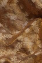 Dyeable Banarasi Pure Tissue Silk Fabric ( 1 Mtr ) - Luxurion World