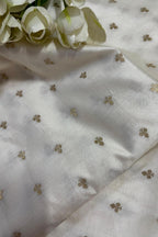 Dyeable Banarasi Handloom Chiniya Silk Fabric ( 3 Mtr ) - Luxurion World