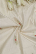 Dyeable Banarasi Handloom Chiniya Silk Fabric ( 1 Mtr ) - Luxurion World