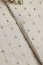 Dyeable Banarasi Handloom Chiniya Silk Fabric ( 1 Mtr ) - Luxurion World