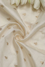 Dyeable Banarasi Handloom Chiniya Silk Fabric ( 1 Mtr ) - Luxurion World