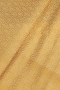 Golden Banarasi Brocade Silk Fabric ( 1 Mtr ) - Luxurion World