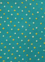 Stunning Blue Bandhani Cotton Silk Fabric - 1.4 Mtr Length - Luxurion World