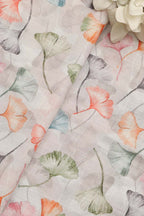 Vibrant Multicolor Wrinkle Free Cotton Linen Digital Printed Fabric ( 1 Mtr ) - Luxurion World