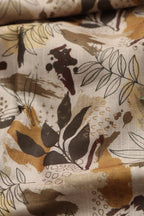 Vibrant Multicolor Wrinkle Free Cotton Linen Digital Printed Fabric - Luxurion World