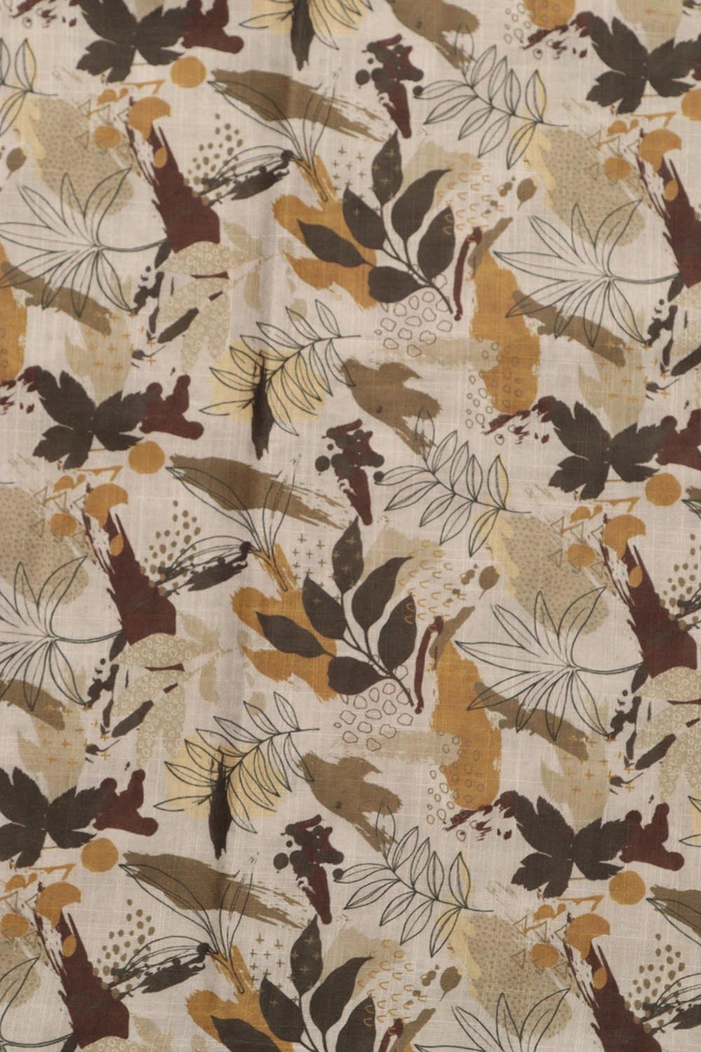 Vibrant Multicolor Wrinkle Free Cotton Linen Digital Printed Fabric - Luxurion World