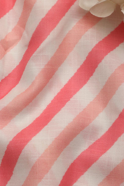 Vibrant Multicolor Wrinkle Free Cotton Linen Digital Printed Fabric - Luxurion World