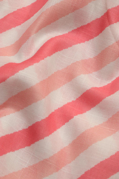 Vibrant Multicolor Wrinkle Free Cotton Linen Digital Printed Fabric - Luxurion World