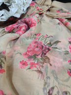 Soft and Elegant Pastel Georgette Fabric ( 1 Mtr ) - Luxurion World