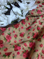 Pastel Georgette Fabric: Digital Printed Designs ( 1 Mtr ) - Luxurion World