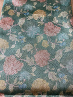 Green Digital Printed Tissue Organza Fabric ( 1 Mtr ) - Luxurion World