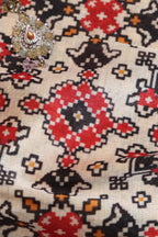 Pastel Patola Tussar Silk Fabric with Digital Print ( 1 Mtr ) - Luxurion World
