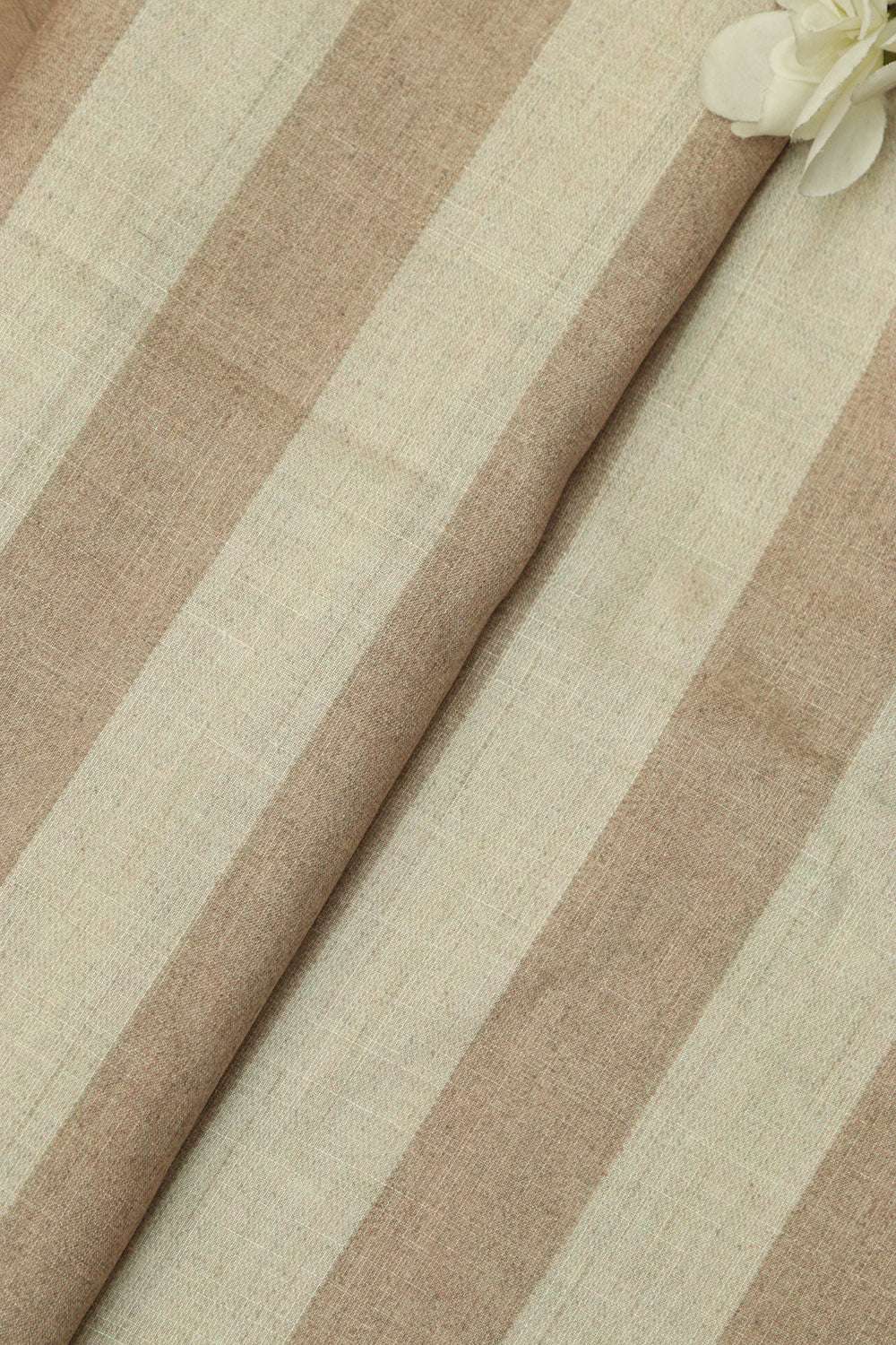 Pastel Wrinkle Free Cotton Linen Digital Printed Fabric(5.5mtrs) - Luxurion World