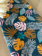 Multicolor Cotton Linen Digital Printed Fabric ( 1 Mtr ) - Luxurion World