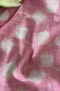 Pink Cotton Linen Digital Printed Fabric ( 1 Mtr ) - Luxurion World