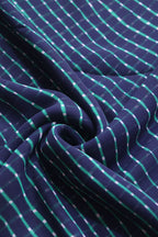 Blue Leheriya Printed Georgette Fabric ( 1 Mtr ) - Luxurion World
