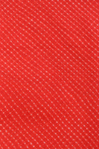 Red Leheriya Printed Georgette Fabric ( 1 Mtr ) - Luxurion World