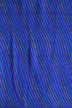 Blue Leheriya Printed Georgette Fabric ( 1 Mtr ) - Luxurion World