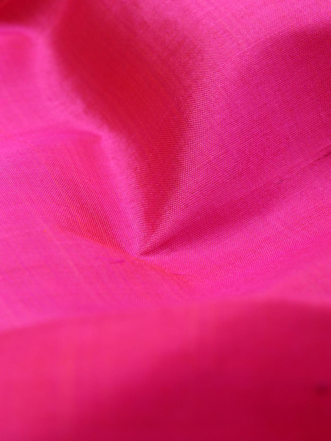 Soft and Luxurious Pink Pure Silk Fabric - 1 Mtr Length - Luxurion World