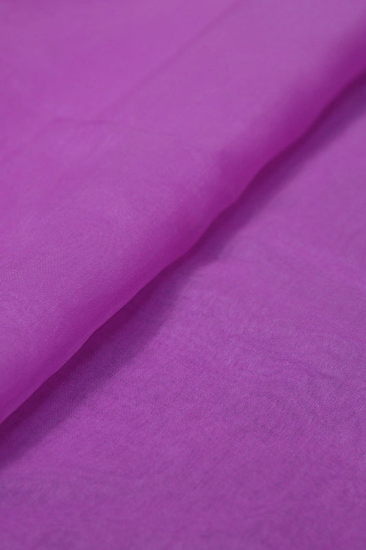 Stunning Pink Organza Silk Fabric for Elegant Attire (1 tr)