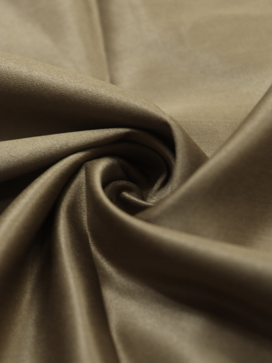 Soft and Durable Brown Cotton Satin Fabric - 1 Mtr Length - Luxurion World