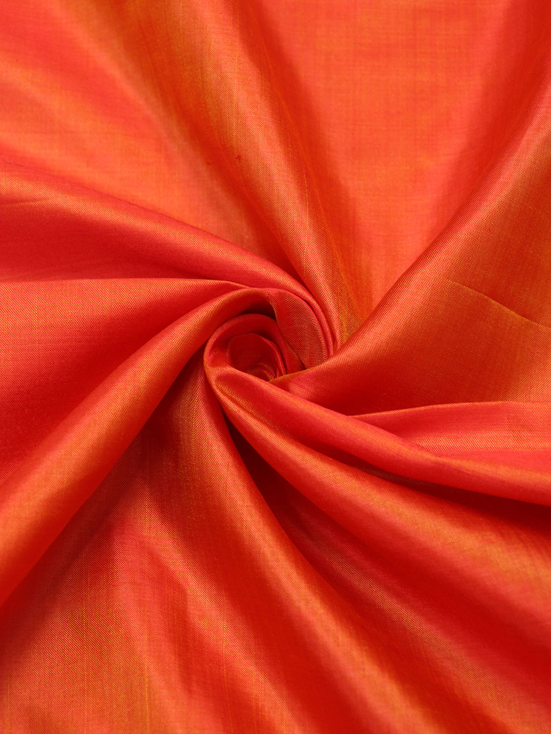 Orange dual tone Pure Silk Fabric - 1 Mtr of Luxurious Elegance - Luxurion World