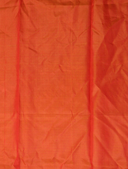Orange dual tone Pure Silk Fabric - 1 Mtr of Luxurious Elegance - Luxurion World