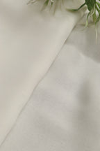 White Plain Modal satin dye Fabric ( 2.5 Mtr ) - Luxurion World