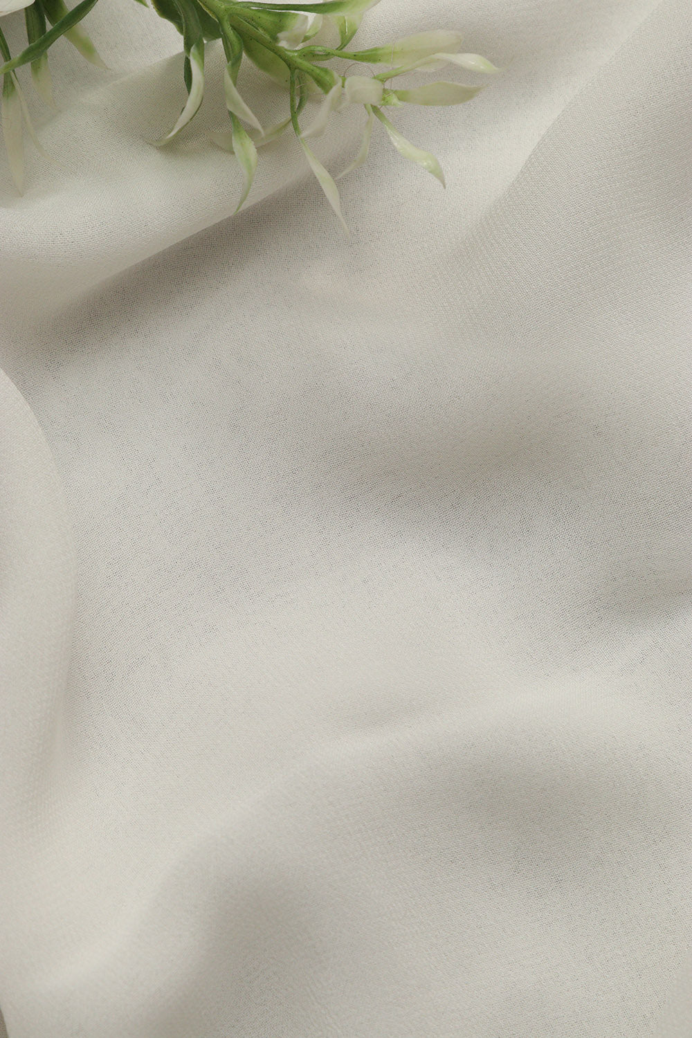 White Plain Modal satin dye Fabric ( 2.5 Mtr ) - Luxurion World
