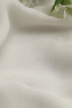 White Plain Modal satin dye Fabric ( 2.5 Mtr ) - Luxurion World