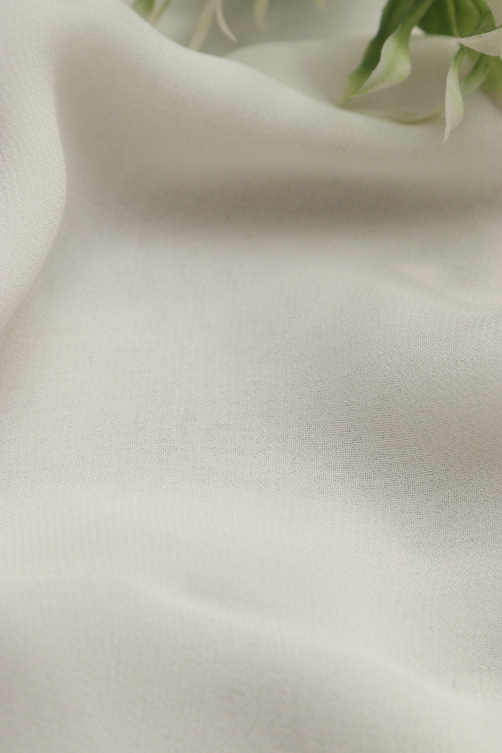 White Plain Modal satin dye Fabric ( 2.5 Mtr ) - Luxurion World